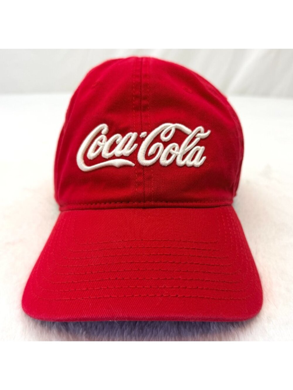 Coca-Cola Unisex Adjustable Cap Hat American Needle Inc. Red